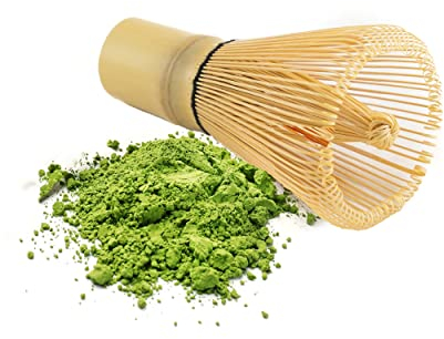 Premium Quality Matcha Chasen Whisk – 100 Prong – Bamboo Whisk for Matcha Tea –Authentic Traditional Bamboo Whisker – Easy to Use and Clean – Matcha Green Tea Whisk for A Perfect Frothy Cup