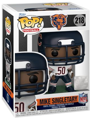 Funko POP! NFL: Legends - Mike Singletary - (Bears) - NFL Legends - Vinyl-Sammelfigur - Geschenkidee - Offizielle Handelswaren - Spielzeug Für Kinder Und Erwachsene - Sports Fans