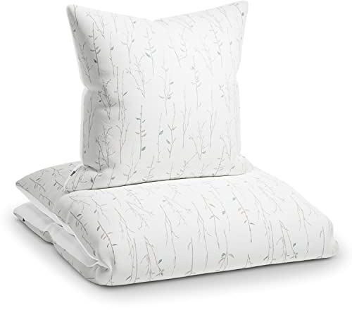 sleepwise Bettwäsche 135x200 Sommer Bettwäsche 2tlg - ÖKO-TEX, Traumhaft Weich, Atmungsaktiv, Bügelfrei & Knitterfrei, Bettbezug Set aus Mikrofaser mit 80x80 cm Kissenbezug