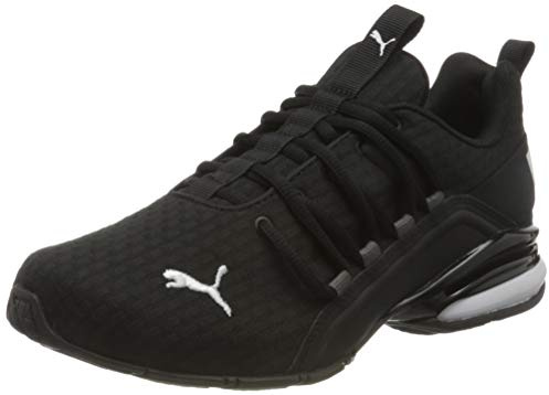 PUMA Axelion Refresh Men’s Wide Trainers, Black, UK Size 11