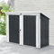 Home Deluxe - Mülltonnenbox BASURA L - Maße 190 x 101 x 134 cm, Raumfläche 1,5 m² - für 1x 240 L + 2X 120 L Mülltonnen I Mülltonnenbox, Gartenbox