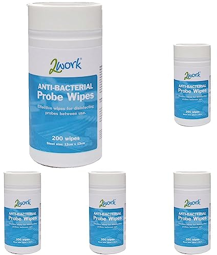 2WORK ETPW200 Antibacterial Wipes (Pack of 1000)