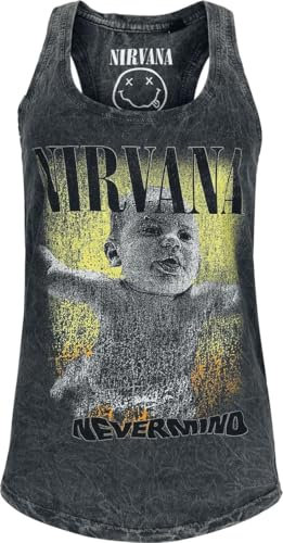 Nirvana Nevermind Frauen Tank-Top grau XXL 100% Baumwolle Band-Merch, Bands