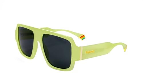 Polaroid Unisex Sonnenbrille PLD 6209/S/X, 40 G, 55/16/140, Erwachsene Sunglasses, 40G/M9 Yellow, 55