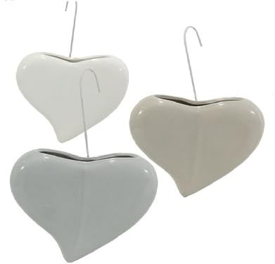 Evaporatore umidificatore cuore in ceramica per termosifone set3 calorifero con gancio deumidificatore da casa