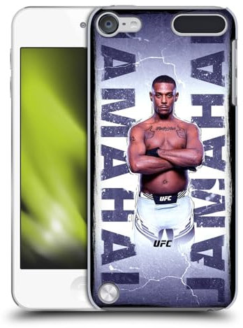 Head Case Designs Offizielle UFC Posterisiert Jamahal Hill Harte Rueckseiten Handyhülle Hülle Huelle kompatibel mit Apple iPod Touch 5G 5th Gen