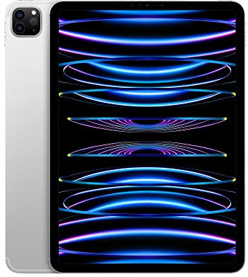 Apple 2022 iPad Pro (11 Zoll, Wi-Fi + Cellular, 1TB) - Silber (Generalüberholt)