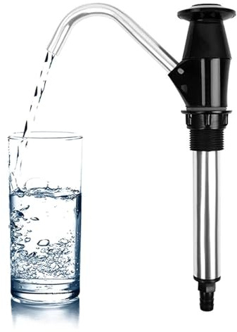 Manual Faucet Pump, RV Hand Pump Tap | Faucet Pump for Water Table | Lightweight Hand Operated Water Pump Trailer, Tent Water Bottle Helper