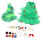 LIFKOME 2 Stk Kinder-Cartoon-Performance-Kostüme weihnachtskleider kinder weihnachtskleider für kinder Weihnachtsbaum Hut grünes Baum-Outfit Bühnenkostüm für Kinder Kindermütze und Kleid