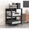 Yoeoefuo HiFi Rack Druckerregal Stereo-Rack 3-stufige Stereo-Speicherregal Für Audio-/Videokomponenten Mit Rollen Spielekonsole Regal Plattenspieler-Regal Geräte-Rack Für Home Office Kino(Style 2)