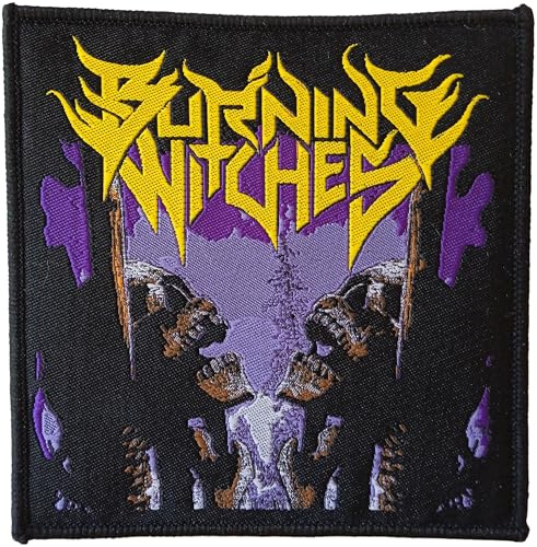 Burning Witches Skulls Patch