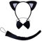 PLCPDM Serre-tête à oreilles tendance en polyester doux pour costume cosplay confortable pour usage quotidien et fêtes