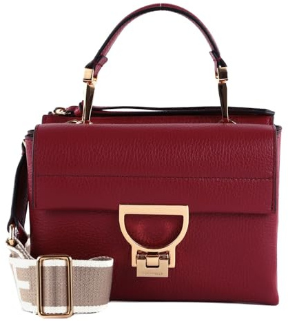Coccinelle Leder Umhängetasche Handtasche Arlettis Signature Handbag Grained Leather