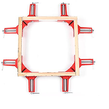 ABBNIA Ensemble de Pinces d'angle Robustes à 90 degrés, 1 pièce, Pinces d'angle à Fixation Rapide pour Aquarium, Verre, Bois, Cadre Photo, menuiserie, Pinces à Angle d
