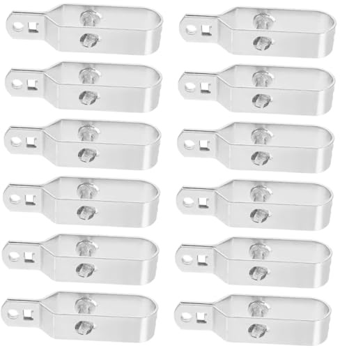 Cabilock 12pcs Wire Tensioner for Fencing Line Heavy Duty Steel Wire Tightener Tool for Clothesline and Garden Setup