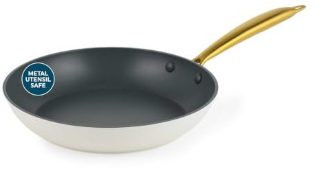 Salter AeroTech Professional Frying Pan 24 Cm, Non Stick, Induction | Aluminium Body, Oven Safe Handle Up To 200°C, Metal Utensil Safe Coating, Corrosion Resistant Layer, PFOA Free