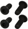 sourcing map 4stk. M6x16mm Schwarz 10.9 Klasse Schraube mit Linksgewinde für Bohrmaschine de