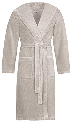 Vossen Damen & Herren Bademantel Lynn stone M