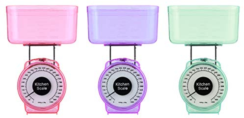 UNGROL Abcidubxc Kitchen Scale, Mini Plastic Food Scale, Mechanical High Accuracy Multifunction Scales