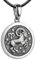 Zodiac Sign Pendant Necklace 925 Sterling Silver Horoscope Medallion Coin Disc Choker Charm Constellation Astrology Jewelry for Men Women, Sterling Silver, no stones
