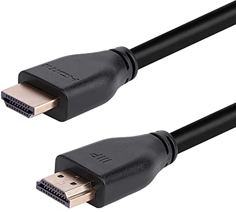 Monoprice 8K Certified Ultra High Speed HDMI 2.1 Cable - 6 Feet - Black | 48Gbps, Compatible with Sony PS5, Microsoft Xbox Series X & Series S