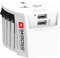 SKROSS - 1.302960 | MUV USB (2xA) | Adaptateur de Voyage Universel à 2 broches - 2 Prises de Charge USB. Tension et Puissance : 100V – 250W / 250V – 625W. Protection Contre les Chocs électriques
