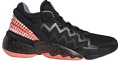 adidas Scarpe da basket unisex per adulti D.o.n. Issue 2, Nero nucleo/rosa segnale/bianco Ftwr, 9