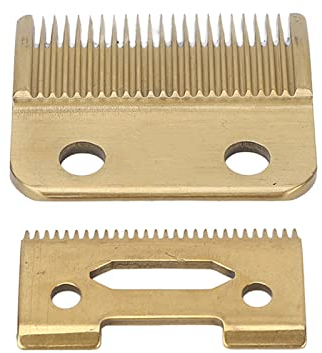 Sonew Lame de Tondeuse à Cheveux, Accessoire de Lame de Tondeuse de Rechange Professionnel en Acier Inoxydable, Pièces de Tondeuse à Cheveux Réglables pour Tondeuses Wahl