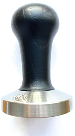 VIA CREMA Kaffee Tamper 51 Mm. Siebträger Tamper. Coffee Tamper Made in Italy by Motta (Tamper 51Mm, Black) Kaffeemaschine Siebträger Zubehör
