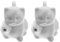 Cabilock Keramik Kanne Porzellan Milchkännchen: 2 Stücke 40ML Kaffeetasse Katze Figur Soßenkanne Milchkanne Sahnekännchen Dip Saucen Schalen Schüssel für Milch Espresso Kaffee Essig Öl Spender