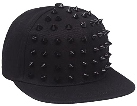 Baseballkappe mit Nieten, Verstellbarer Pferdeschwanz-Hut Spiky Sports Cap Hut für Jungen Mädchen Männer Frauen