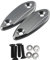 Motorrad Rückspiegel Sockel für R6 und für ZX6R ZX25R NINJA 650 400 250 300 250sl, PSLER Seitenspiegel Wind Wings Base Ersatzkappe Motorrad Zubehör(Titan)