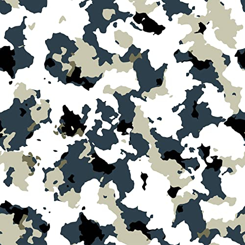 ReWallpaper Peel and Stick Tapete Bape Camo Tapete Navy/Grün/Weiß Abnehmbares Kontaktpapier 44.3CM X 3M Coole Armee Camouflage Schlafsaal Schließfach Kinder Jungen Mädchen Schreibtisch Kabinett Liner