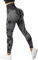 RXRXCOCO High Waist Sport Leggings Damen Lang Blickdicht Push Up Sporthose Scrunch Booty Gym Laufhose Tie Dye（L）