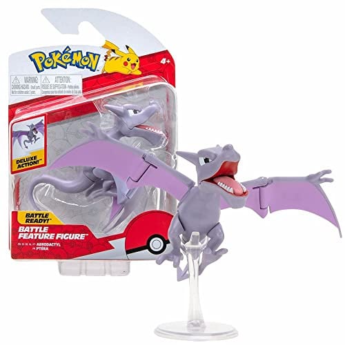 Pokemon Selección Battle Feature Figures Figura de Acción móvil de Lujo, Figuras del Juego:Aerodactyl