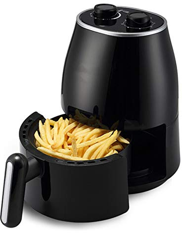 NEWCES 1.5L Air Fryer Hot Airfryer Oven Chip Fryers for Home Use Nonstick Basket with Dual Knob Control 1230W