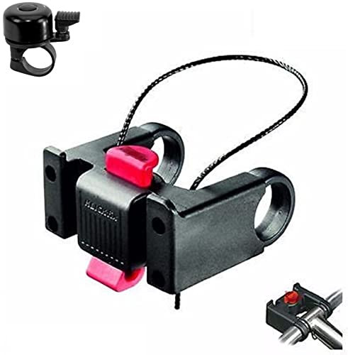 Rixen & Kaul Lenkradadapter Körbe Taschen Kartenhalter Standard 22-26 mm inkl. Fahrradklingel