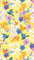 A.S. Création Livingwalls Vliestapete - Tapete Blumen in Gelb, Blau und Weiß - Wandtapete für verschiedene Räume - Wandbild XXL 2,80 m x 1,59 m