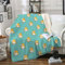 Linfye 3D Flanell Decke 150x200, Gelber Corgi Fleecedecke Felldecke für Jungen und Mädchen als Wohndecke Sofadecke Couchdecke Sofaüberwurf Blanket Wohnzimmerdecke Tagesdecke