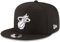 New Era NBA 9FIFTY Schwarz Weiß Verstellbare Snapback Hat Cap Einheitsgröße, Miami Heat - Schwarz, Einheitsgröße