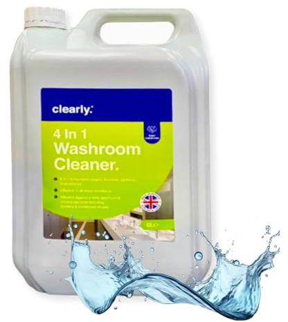 Clearly | 5L Concentrated 4 in 1 Washroom Cleaner - Ideal for all Washrooms (1)
