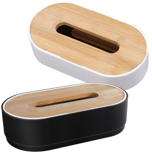 BUGUUYO Elegante Taschentuchbox Rustikaler Haushaltsbedarf Abdeckung Taschentuch-Organizer Für Zimmertisch