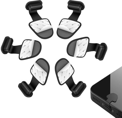 6-Stück USB C Staubschutz,USB C Schutzkappe,Ladebuchse Schutz Abdeckung Staubschutz,USB Schutzkappe Charging Staubschutz, Abdeckung Staubschutz,Schutz Stöpsel,Handy Schütz für Silikon Regenabdeckung