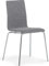 kaiserkraft | Schalenstuhl Elin | stapelbar | VE 4 STK | grau/Chrom