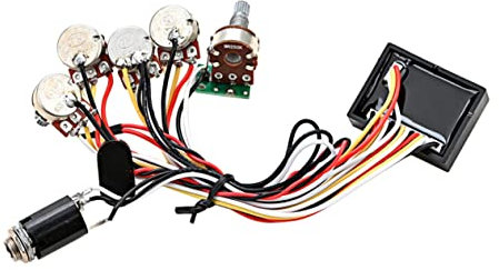 JEWEDECO Amplificador Bajo Eléctrico Guitarra Simple Bajo Guitarra Instalación Rápida Sonido