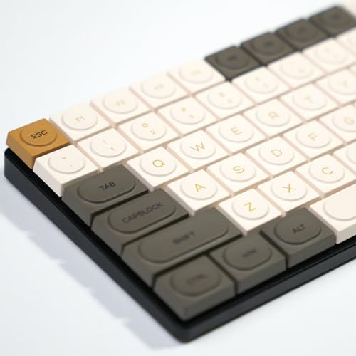 KBDiy Glimmer Doys Keycaps Low Profile Dye-Sublimation PBT Retro Custom Keyboard Keycap,140 Keys Cap Set for Cherry Gateron MX Switches Mechanical Keyboards