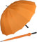iX-brella - leichter XXL Partnerschirm 16-teilig mit angenehmen Softgriff - Durchmesser 1,29 Meter - orange