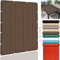 Voile d'ombrage 30 x 100 cm, protection UV, léger et réglable, pour jardin, carport, terrasse, marron