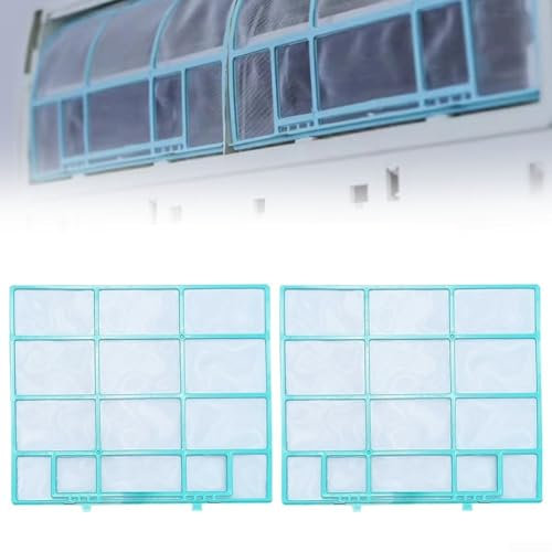 HpLive Set di 2 filtri per aria condizionata, filtro antipolvere per unità interna, per aria condizionata, accessori per filtro (32 x 27,5)