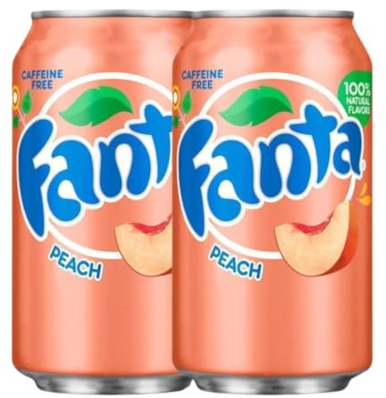 Fenta Peach (USA) 2er-Pack (2 × 355ml Dose) – US-Version – inkl. Pfand